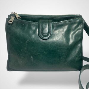 HOBO Green Leather Crossbody Bag